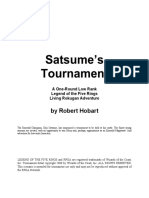 L5R - Living Rokugan 02 - Satsumes Tournament