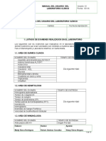 Manual Del Usuario Del Laboratorio Clinico