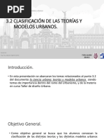 Clasificacion de Las Teorias y Diseños Urbanos