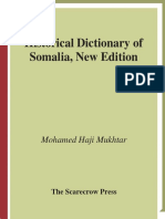 (Mohamed Haji Mukhtar) Historical Dictionary of So (B-Ok - Xyz) PDF