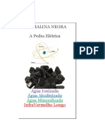 TURMALINA NEGRA. A Pedra Elétrica. Água Ionizada Água Alcalinizada Água Mineralizada InfraVermelho Longo