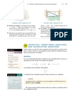 Identities, Conditional Equations, and Inconsistent Equations