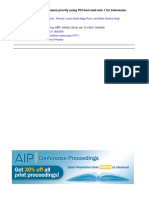 Evaluation of Road Maintenance Priority Using PCI and Road Note 1 For Indonesian District Roads