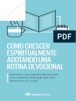 Como Crescer Espiritualmente Adotando Uma Rotina Devocional - Helio Peixoto