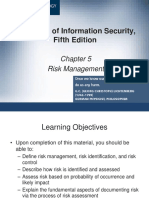 Principles of Information Security, Fifth Edition: Risk Management