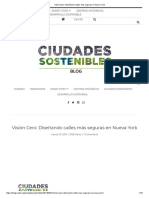 Vision Zero - Diseñando Calles Más Seguras en Nueva York