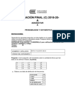 Probabilidad y Estadística - C