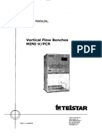 Vertical Flow Benches Mini-V/Pcr: User'S Manual