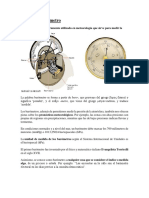 Un Barómetro Es Un Instrumento Que Mide La Presión Atmosférica