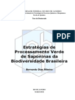 Processamento Verde de Saponinas