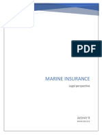 Marine Insurance: Legal Perspective