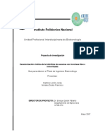 Caracterizacion de La Cinetica de Hidrolisis de La Sacarosa Por Invertasa Libre e Inmovilizada