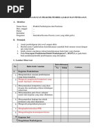 Instrumen Pengamatan Praktik Pembelajaran