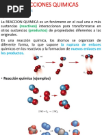 Reaccion Quimica y Estequiometria