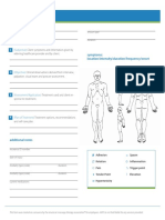 S.O.A.P. Notes: Symptoms: Location/intensity/duration/frequency/onset