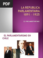 La Republica Parlamentaria 1891 - 1925