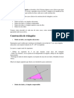 La Construcción de Triángulos Es Divertida y Fácil