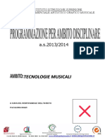 Programmazione Tecnologie Musicali-2 Liceo Musicale