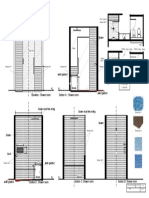 Shower: Elevation: Shower Room Section A: Shower Room