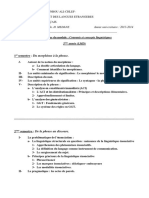 Programme Courants Et Concepts Linguistiques