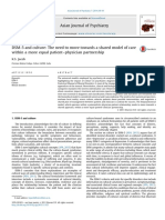 DSM-5 and Culture - The Need To Move Towards A Shared Model of Care Within A More Equal Patient-Physician Partnership