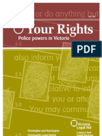 Your Rights - Police Powers in Victoria