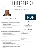 Sarah Fitzpatrick Resume