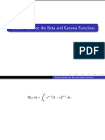 Relation Between The Beta and Gamma Functions