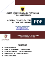 Control Tecnico de Estructuras de Concreto Armdo - Ing. Jorge Buzon Ojeda