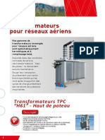 Transformateurs TPC Pour Reseaux Aeriens