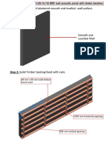 Installation Instruction For MDF Panels