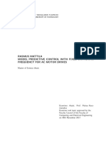 Rasmus Mattila Model Predictive Control With Fixed Switching Frequency For Ac Motor Drives