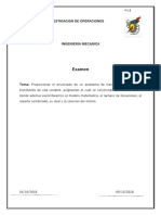 Examen Investigacion de Operaciones