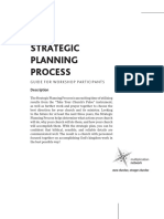 Strategic Planning Process: Guid E For Worksho P Participants