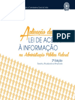 Aplicação Da Lei de Acesso À Informação Na Administração Pública Federal - CGU