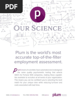 Plum Guide - Our Science