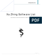 Xa Zhing Software List - Update 10.12.2018