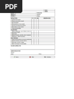 Check List de Tronzadora