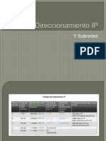 Direccionamiento Ip y Subredes