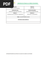 Evidencia 1. Administracion de Calidad TECMILENIO