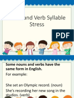 Noun and Verb S