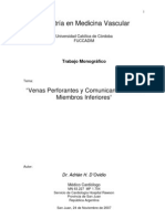 Anatomia - Venas Per For Antes y Comunicantes de Los Miembros Inferiores