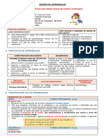 Sesion de Comunicacion - Escribimos Una Noticia Acerca de Nuestro Aniversario.