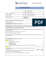 Lesson Plan Template: EPC 2903 Teaching Practice Booklet