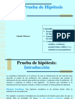 Prueba de Hipótesis