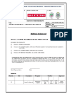 Ms-Wet Fire Fighting System