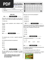 Simulado 1 - 9 Ano