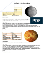 The Planets in The Solar System: Mercury Means