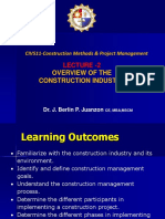 Lecture 2 - Overview of The Construction Industry