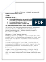 BAJPAIYEE ASSIGNMNET Top 4 International Capital Market Instruments